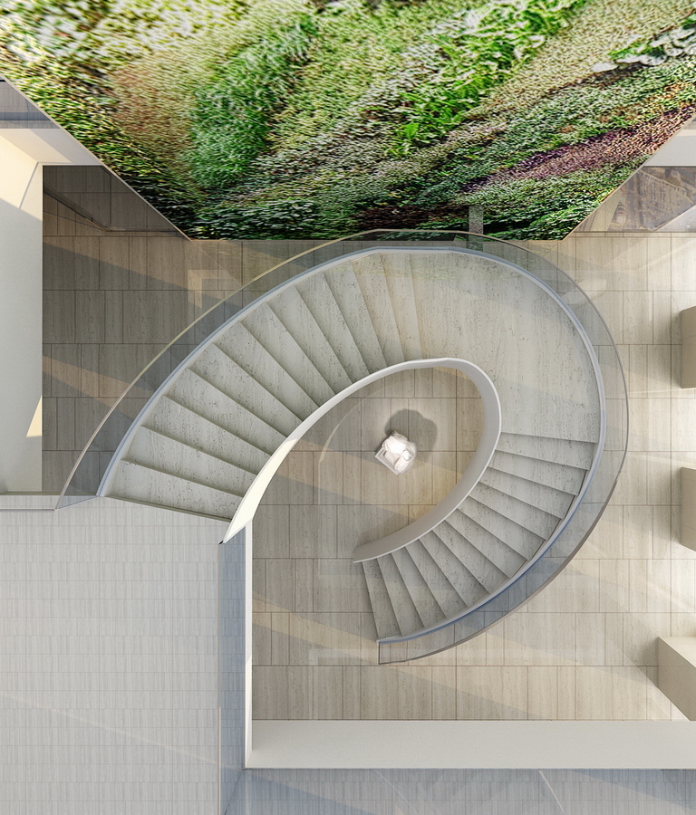 盛源集團辦公樓空間設(shè)計 樓梯效果圖-pc